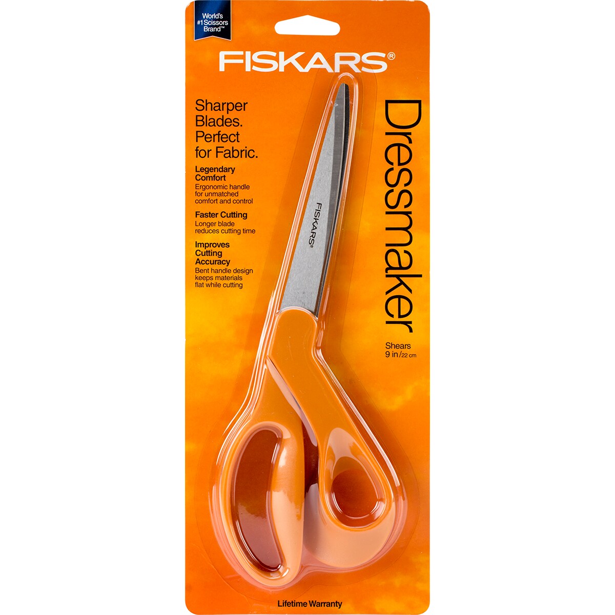 Fiskars Bent Dressmaker Shears 9-Right-Handed