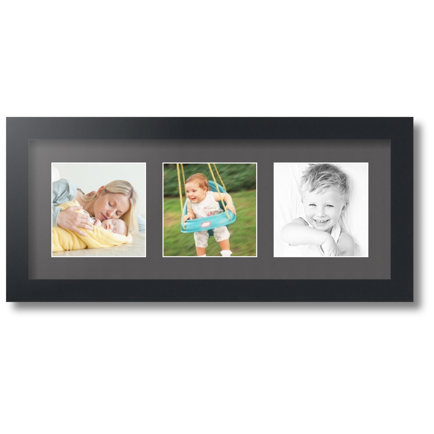 ArtToFrames Collage Photo Picture Frame with 3 - 5x5 inch Openings ...