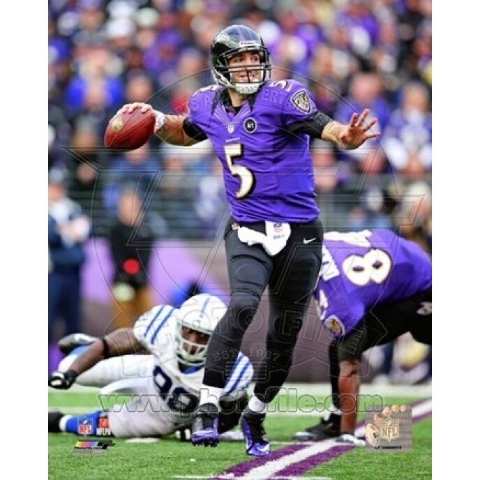 Photofile Joe Flacco 2012 Playoff Action Sports Photo