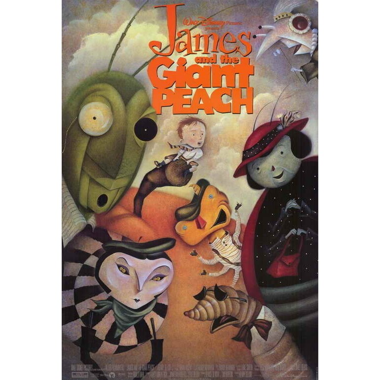 Pop Culture Graphics James and the Giant Peach Movie Poster (27 x 40) - Item  MOVAF6280
