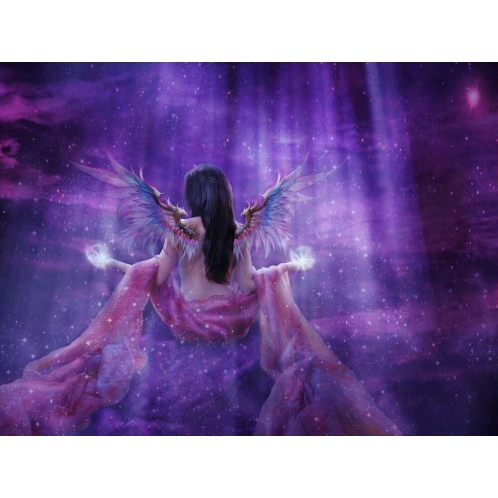 Posterazzi Angelic Blessing Poster Print by Babette