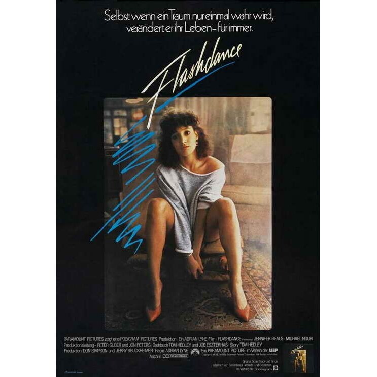 Pop Culture Graphics Flashdance Movie Poster Print (27 x 40) - Item MOVGB54370