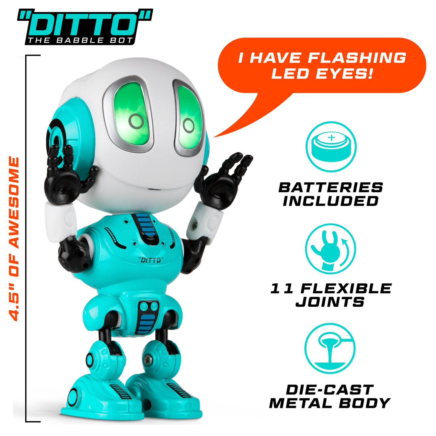 Force1 Ditto Mini Voice Changer Robot Toy for Kids