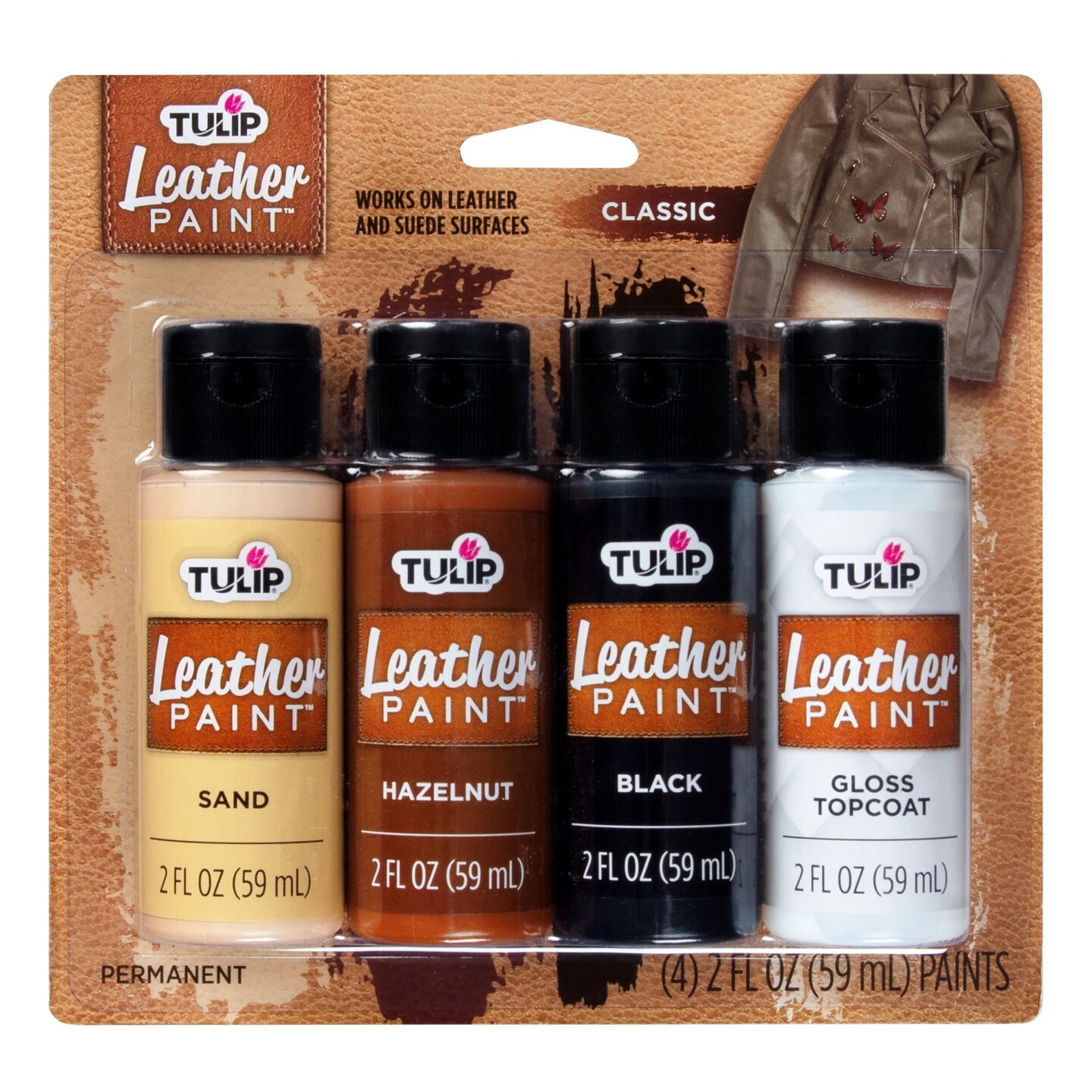 Tulip Leather Paint Classic 4 Pack Michaels