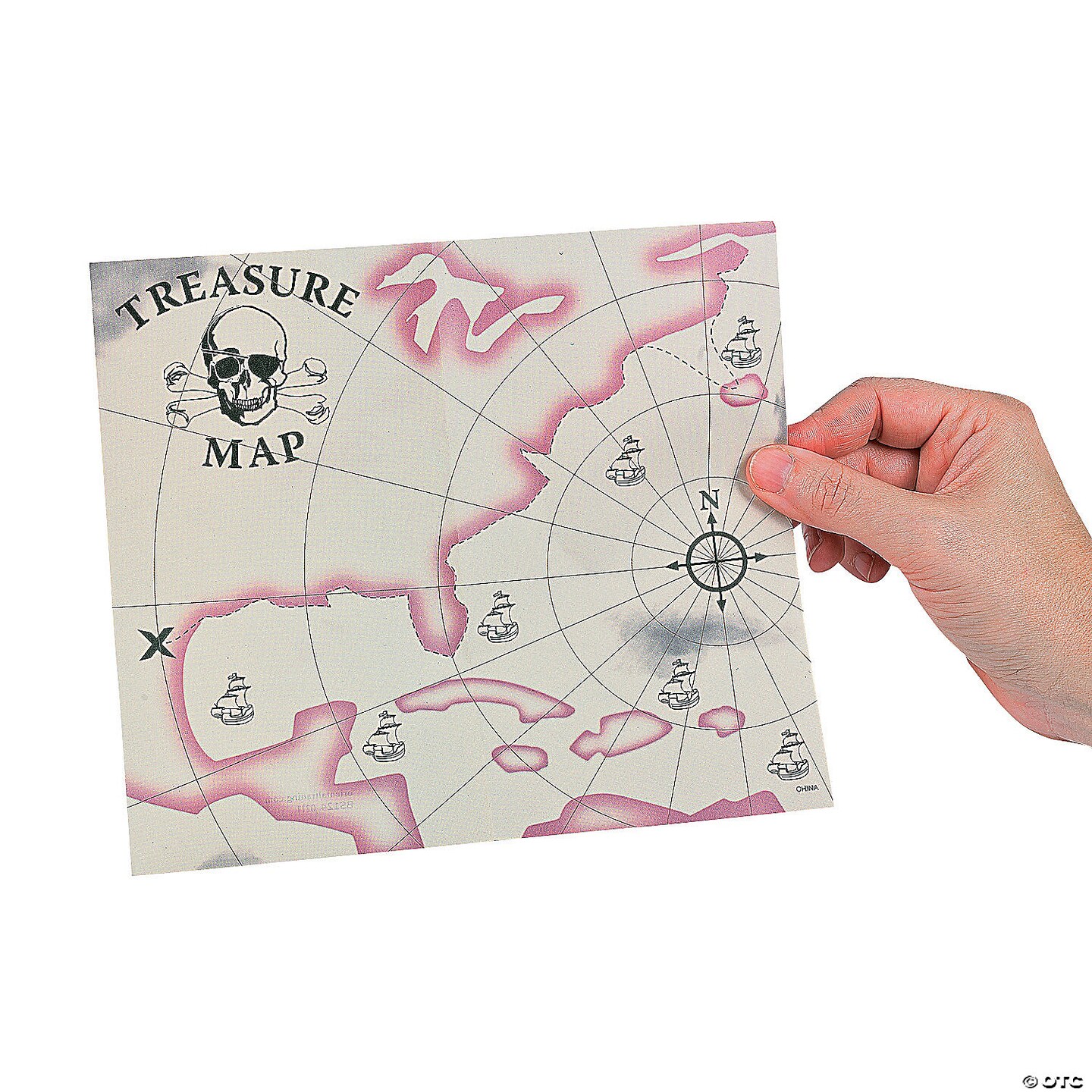 Pirate Treasure Maps - 24 Pc.