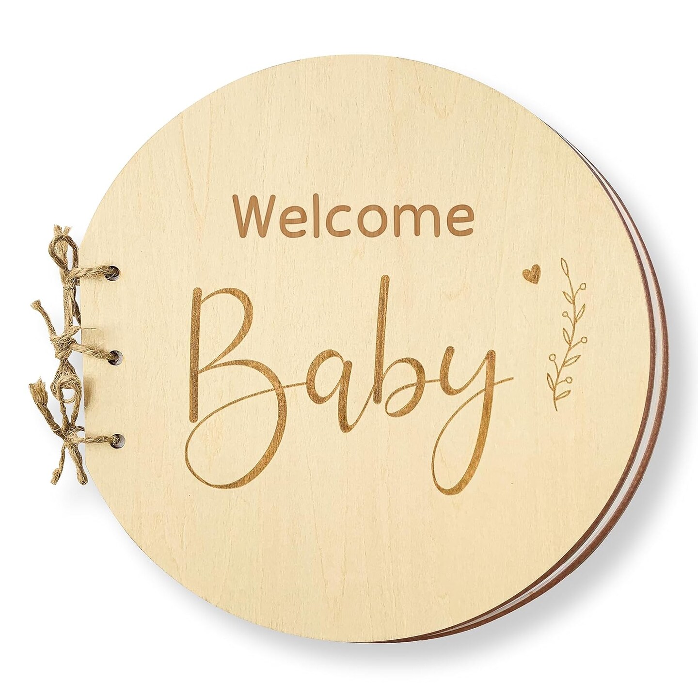 Baby Shower Guest Book Alternatives - Baby Shower Games Activities, Baby Shower Sign in Guest Book, Baby Shower Book Guest for Girl Boy, Wood Advice Guestbook Keepsake Gift for Mom