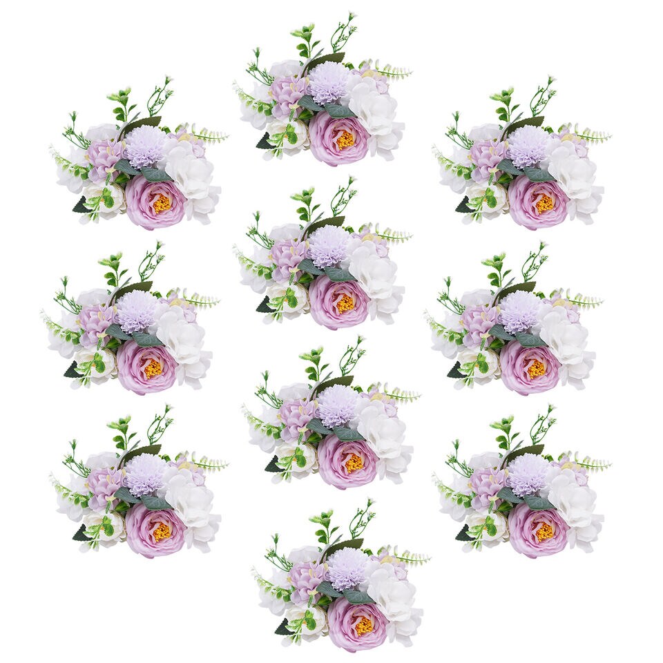 Kitcheniva Elegant Artificial Flower Bouquets Centerpieces Decor (10-pack)