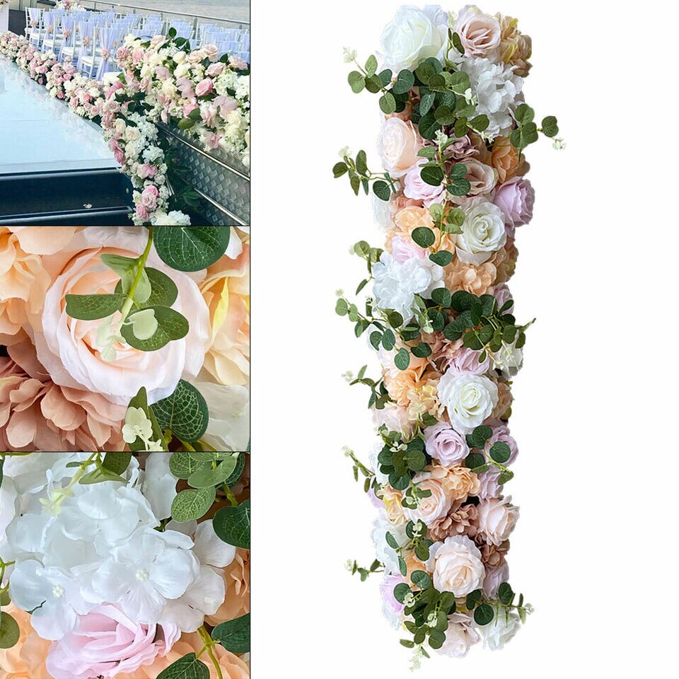 Kitcheniva Elegant Artificial Flower Backdrop Decoration 100cm