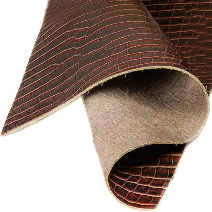 FabricLA | Genuine Leather | Tooling and Crafting Sheets | Heavy Duty Full Grain Cowhide Leathers