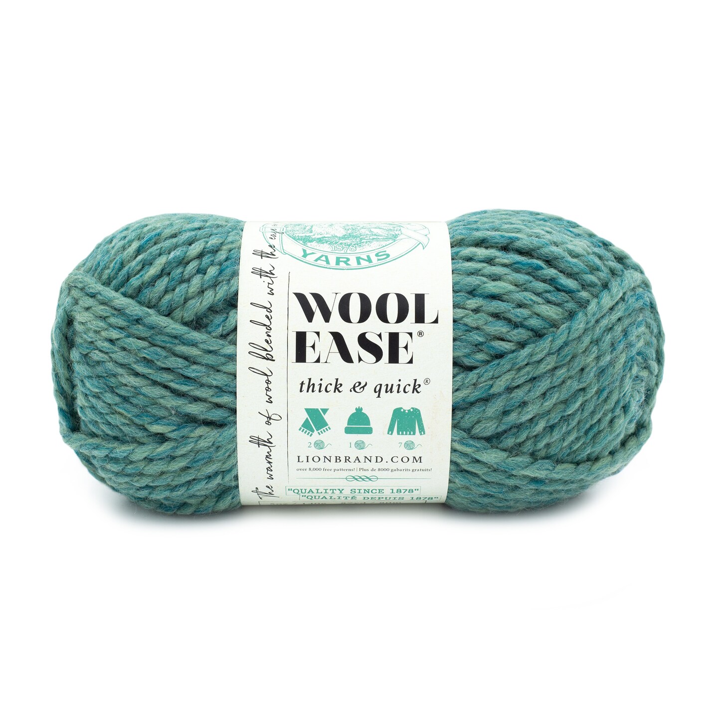 Lion Brand Wool-Ease Thick &#x26; Quick Yarn-Hydro