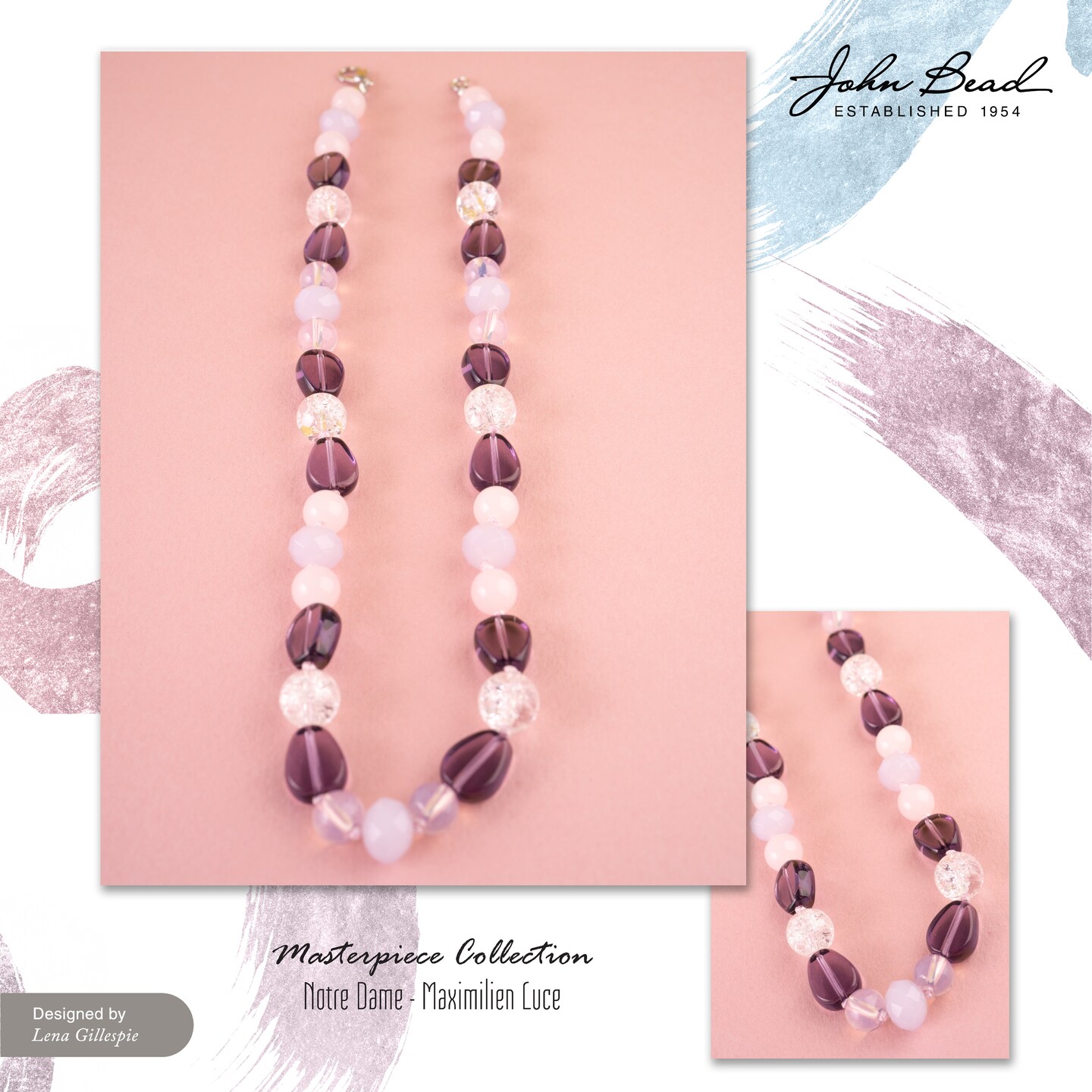 John Bead Masterpiece Collection Mix Glass Beads Kit