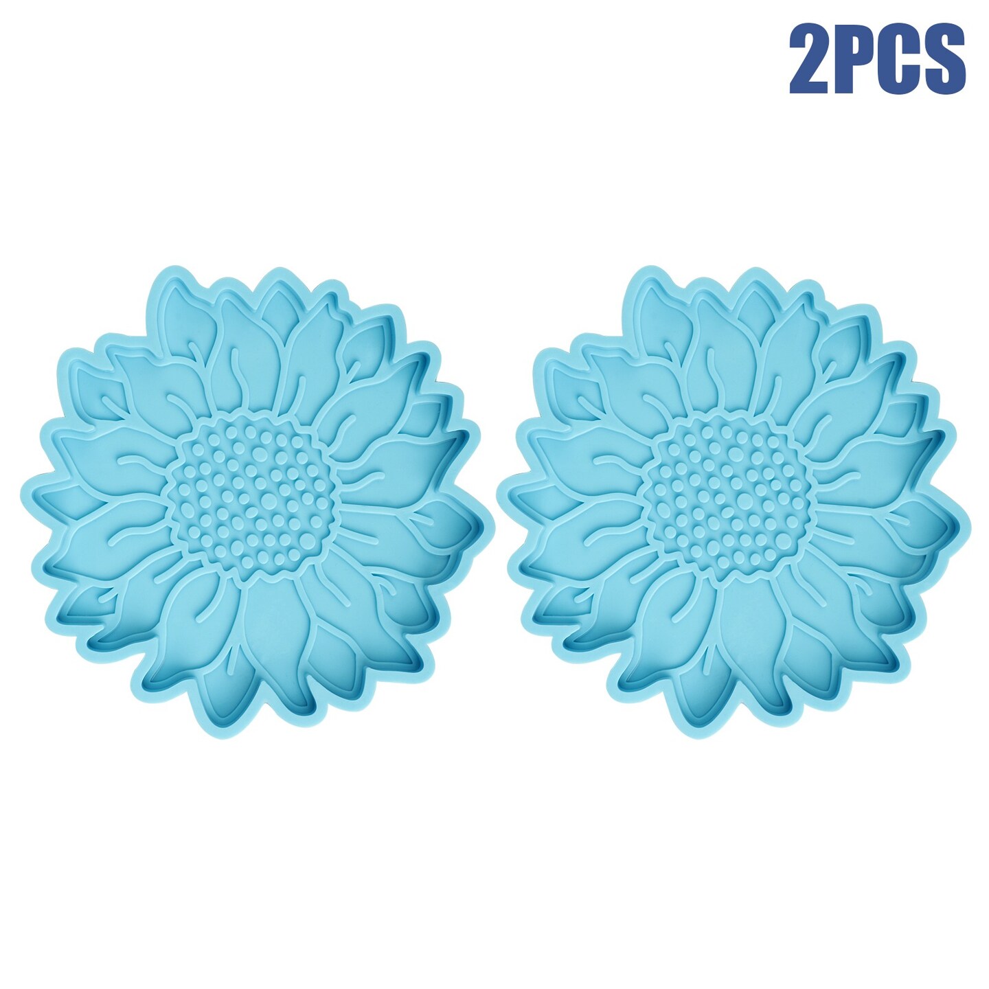 Silicone Sunflower Coaster Resin Mold Epoxy Casting Making Mould DIY