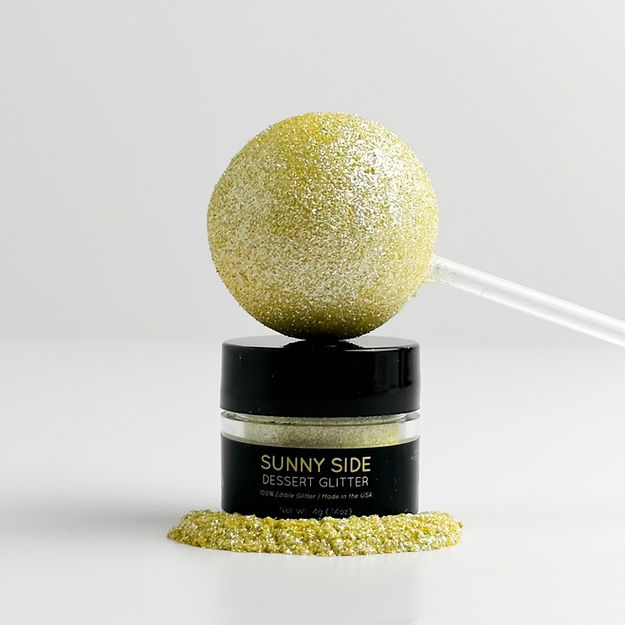 Shine Dessert Glitter: "Sunnyside" - Yellow Edible Dessert Glitter