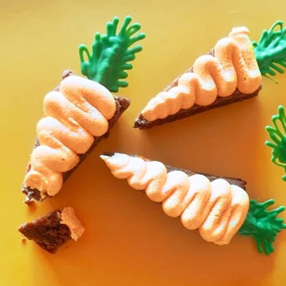 Baketivity Springtime Brownie Carrots Kids Baking Kit