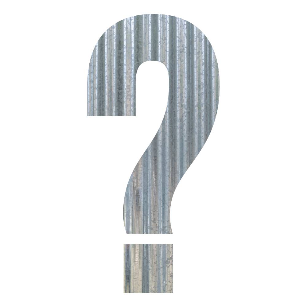 Corrugated Metal Letters and Numbers - image46
