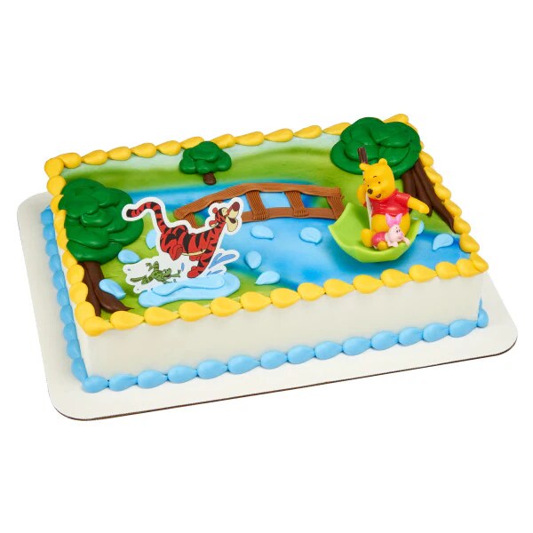 Winnie the Pooh Pooh, Piglet & Tigger Hunny Raindrops Set Cake Kit - 2 Pieces Set