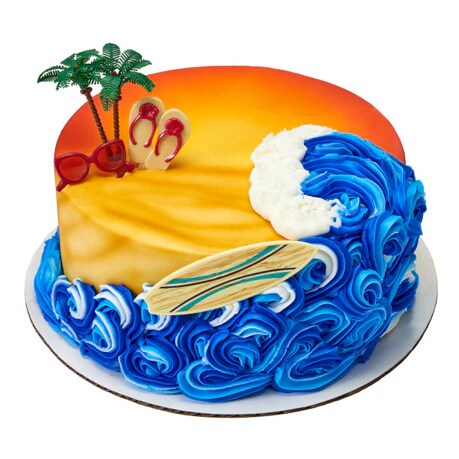 Palm Trees Cupcake Cake Decorating 6 set