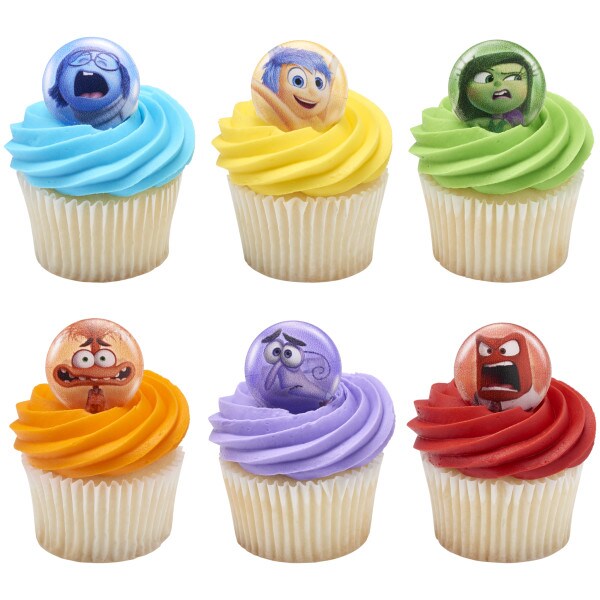 Disney and Pixar&#x27;s Inside Out 2 Bursts of Emotion! Cupcake Rings 24ct