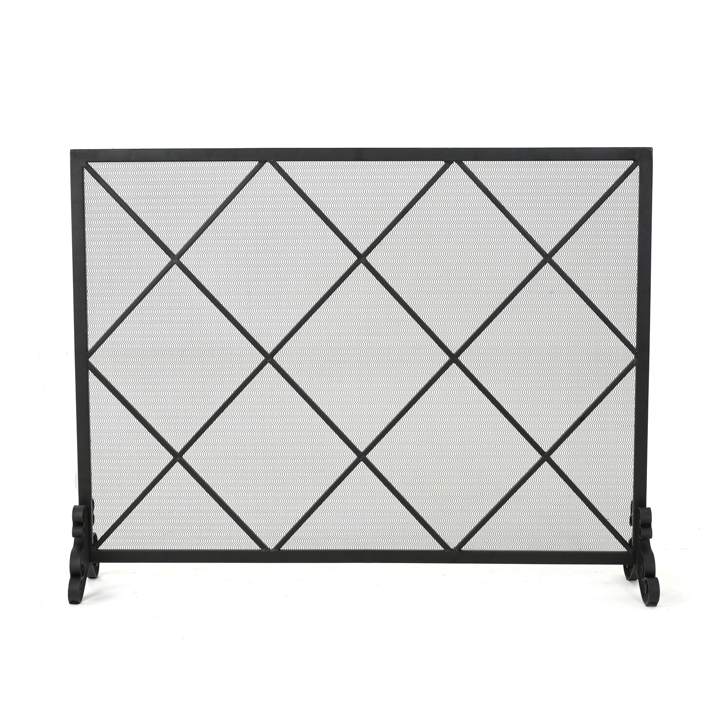 Contemporary Home Living 41 5 Black Contemporary Single Panel Fireplace Screen Michaels