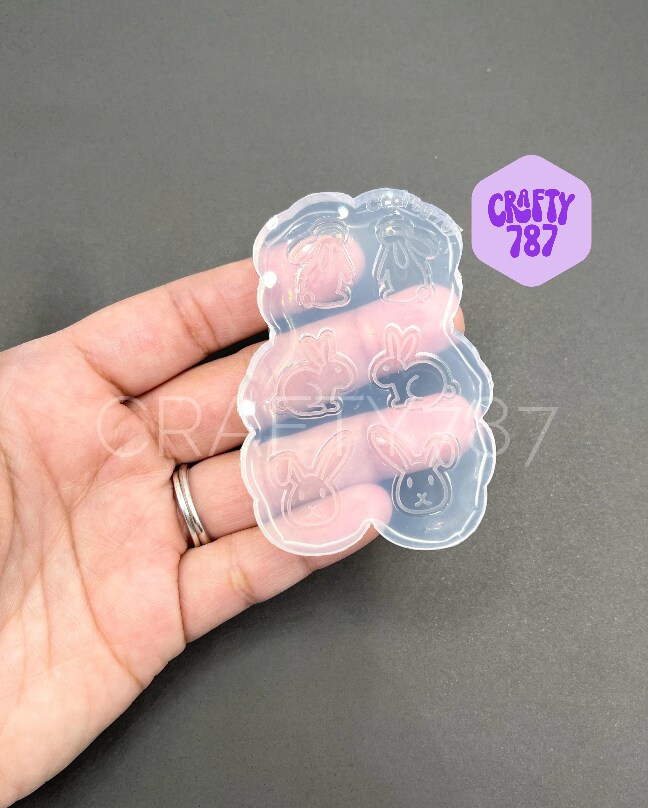 Bunny pallet Silicone Mold (A14)