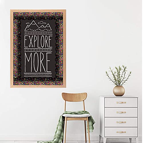 64 Feet Confetti Bulletin Board Borders - Scalloped Trim for Classroom Decoration