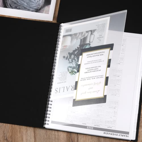 2026 Monthly Planner - JAN 2026 - DEC 2026 Planner/Calendar,12 Monthly Planner with Contacts & Passwords, 8.5" x 11" Planners 2026, Colorful Tabs, Thick Paper, Black