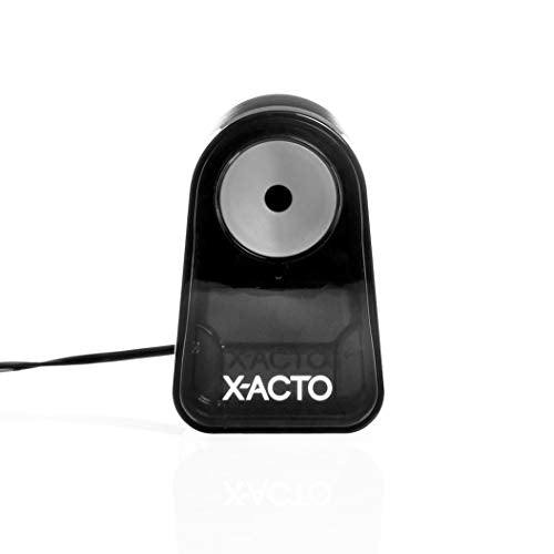 Pencil Sharpener, Mighty Mite Electric Pencil Sharpener, With Pencil Saver, SafeStart Motor, Black, 1 Count