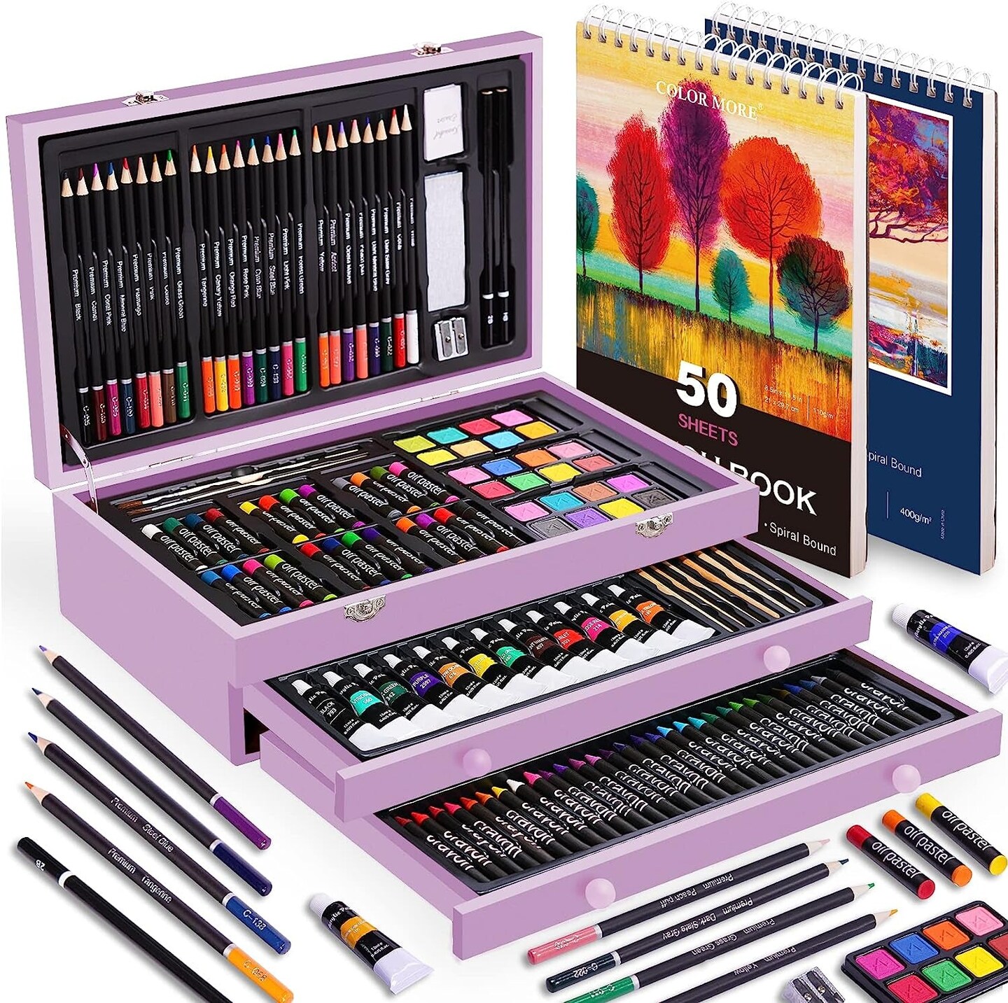 148 Piece Deluxe Art Set, Artist Drawing&Painting Nepal