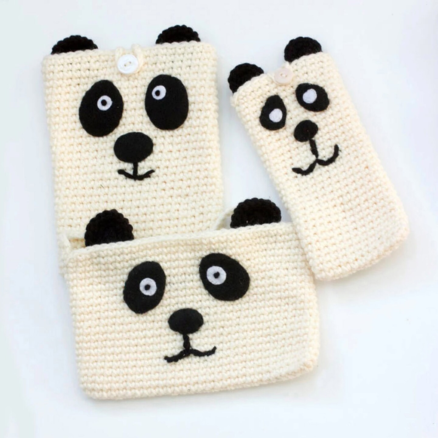 Crochet Animal E-Reader, Kindle Case, Cat, Dog, Fox, Owl, Pig