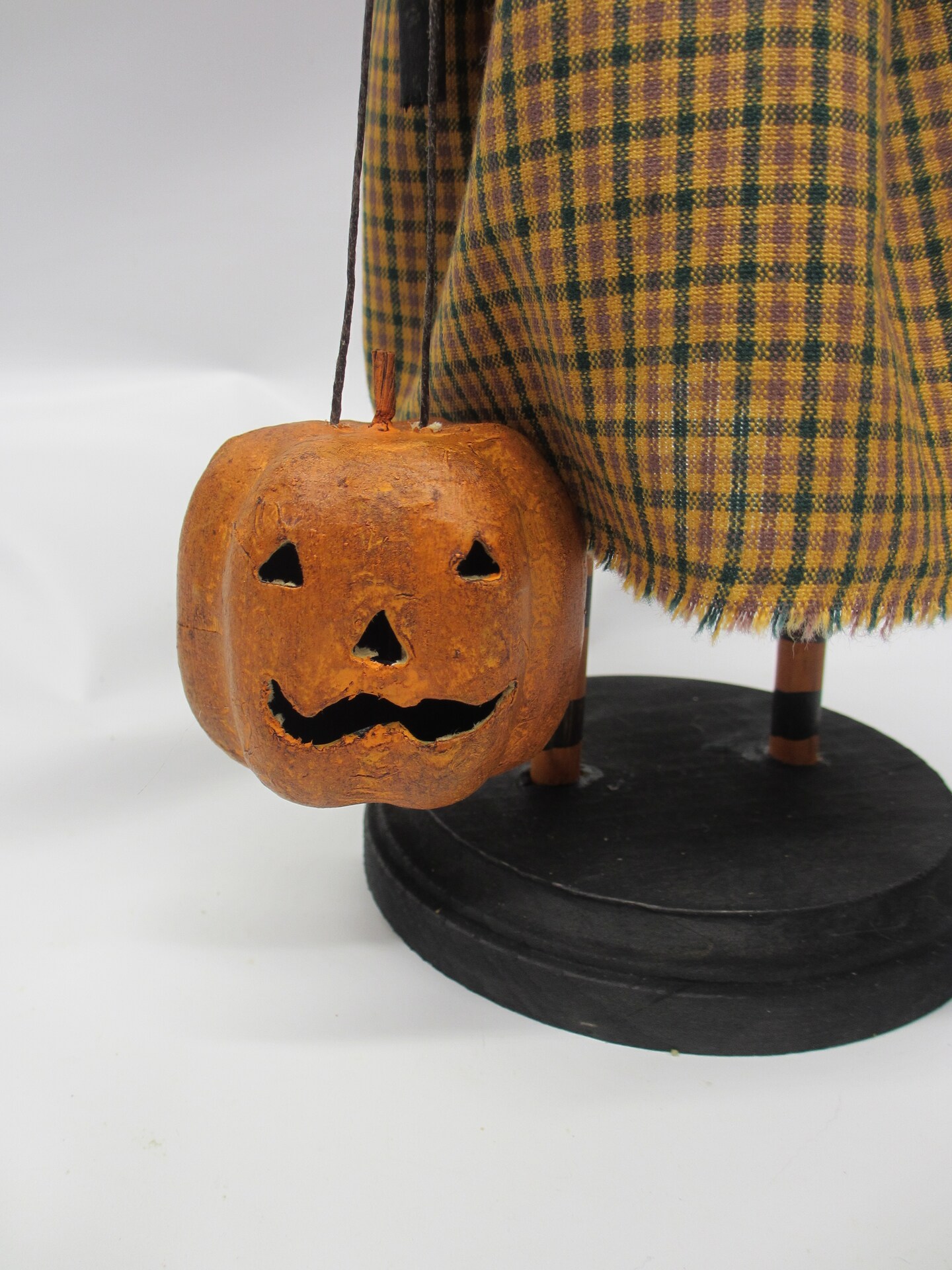 Pottsfield pumpkin felt art doll, halloween art doll, knife hotsell