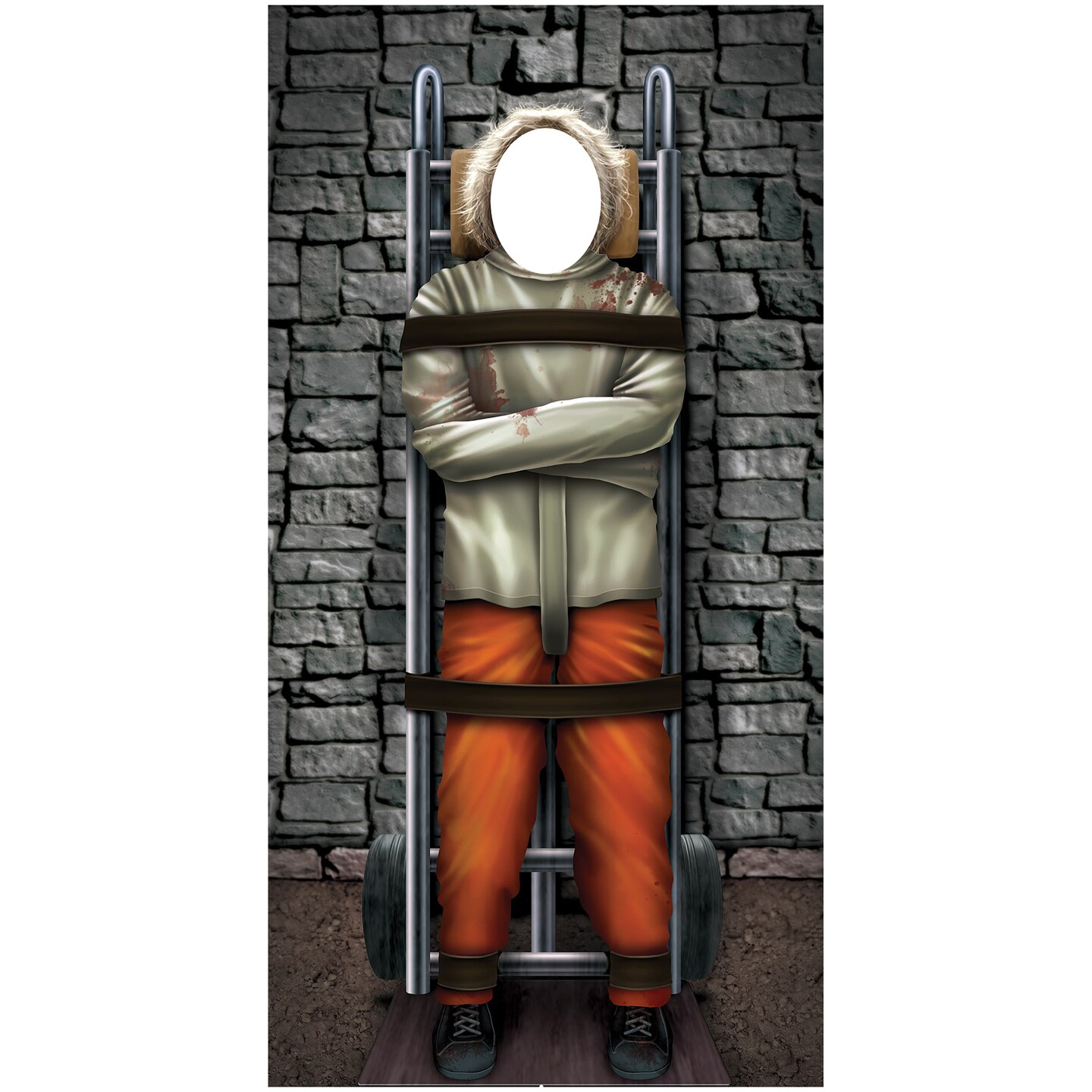 Beistle - Convict Photo Prop Stand-Up - 6&#x27; 1&#x22; x 3&#x27; 1&#xBD;&#x22; - 4 Pack