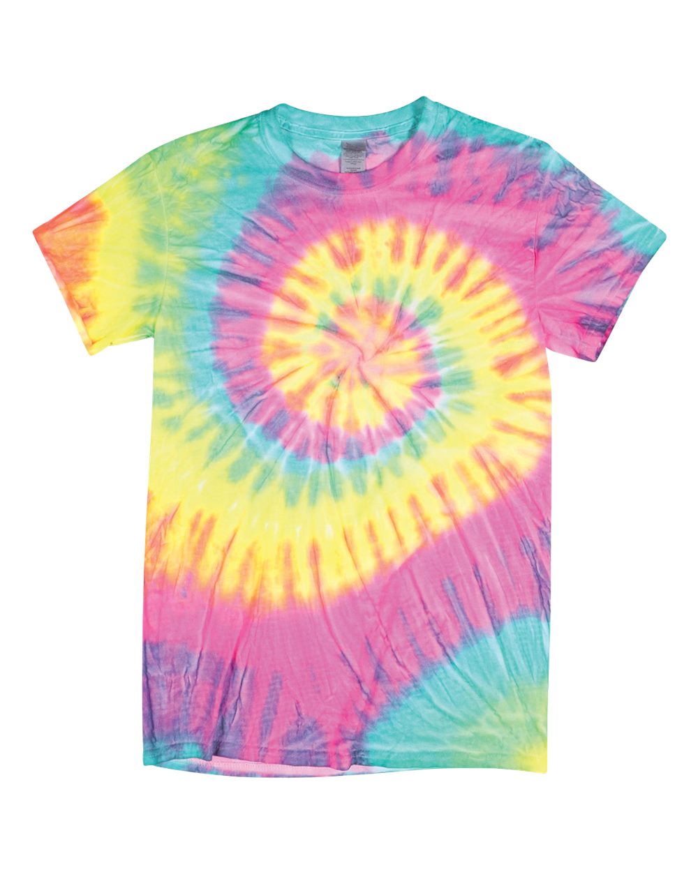 Adult 5.4 Oz Tie-Dye T-Shirt – 100% Cotton Flashback Tie-Dyed Tee In 3XL - View #4