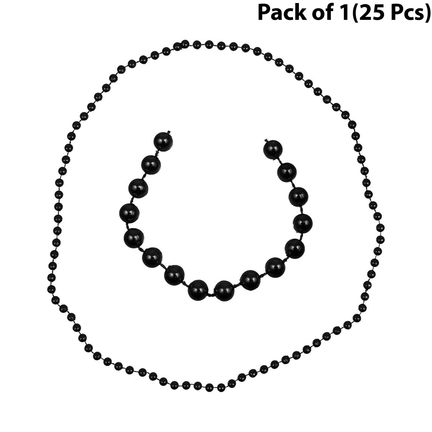 Round Bead Necklaces 5mm ball beads on 31 inch necklace | handmade bead necklaces | RAHEEV&#xAE;