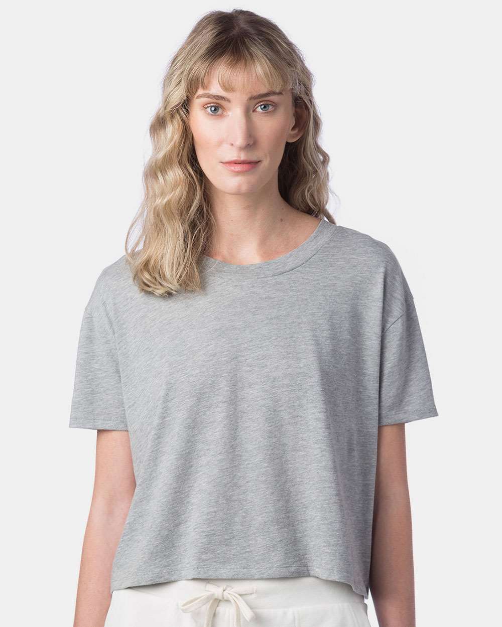 Alternative&#xAE; Women&#x27;s Cotton Jersey CVC Go-To Headliner Crop Tee