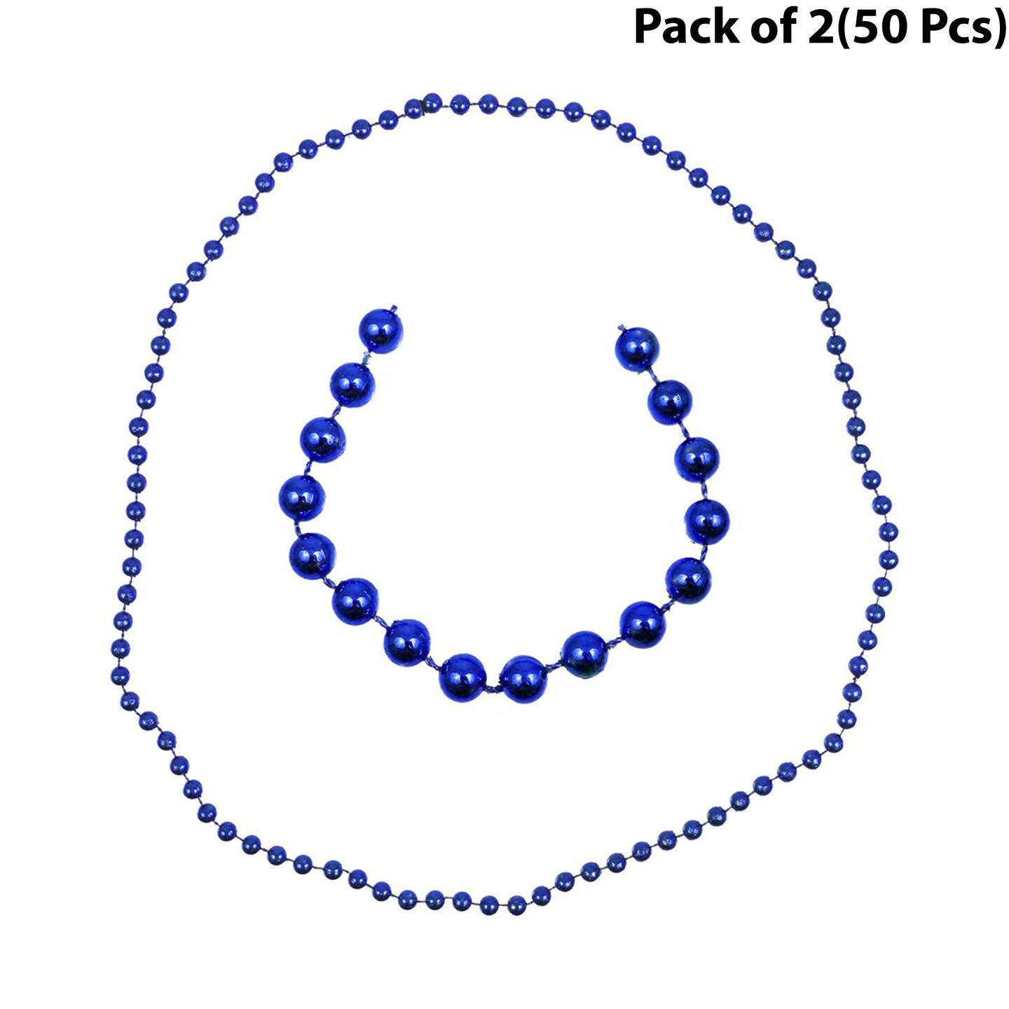 Round Bead Necklaces 5mm ball beads on 31 inch necklace | handmade bead necklaces | RAHEEV®