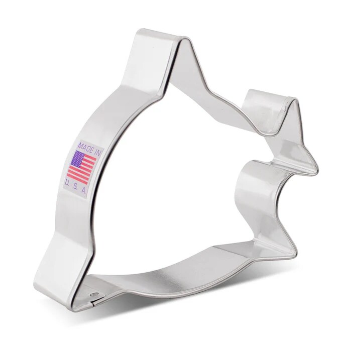 Ann Clark Front Facing Little Baby Shark Cookie Cutter, 3.5&#x22;