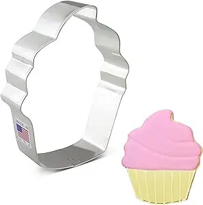 Ann Clark Cupcake Cookie Cutter, 4&#x22;