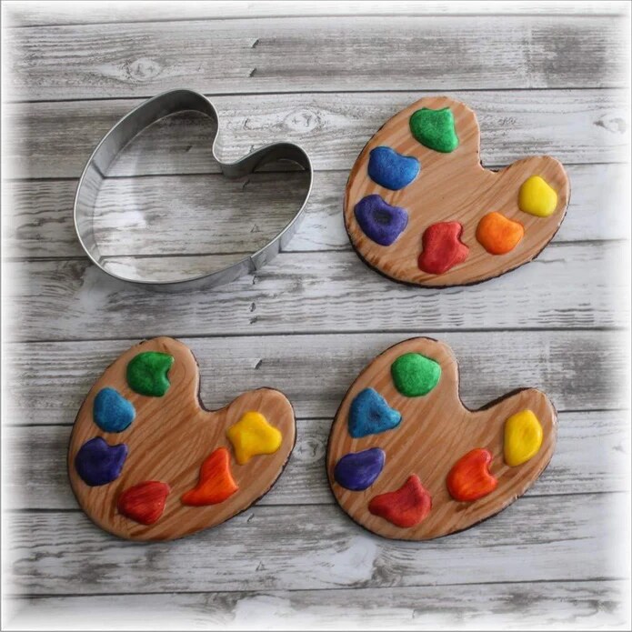 Ann Clark Paint Palette Cookie Cutter, 3.5&#x22;