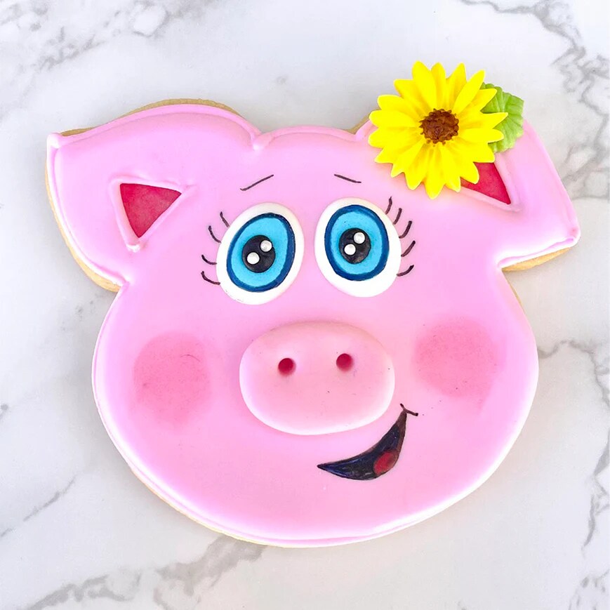 Ann Clark Pig Face Cookie Cutter, 4inch