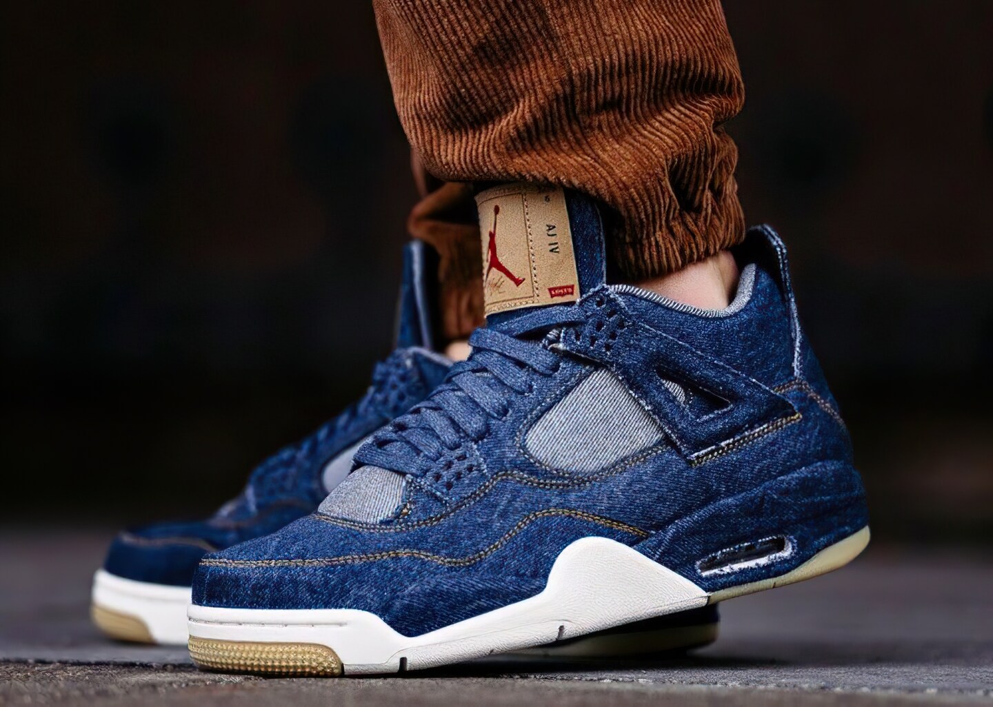 Air jordan 4 levis denim shops