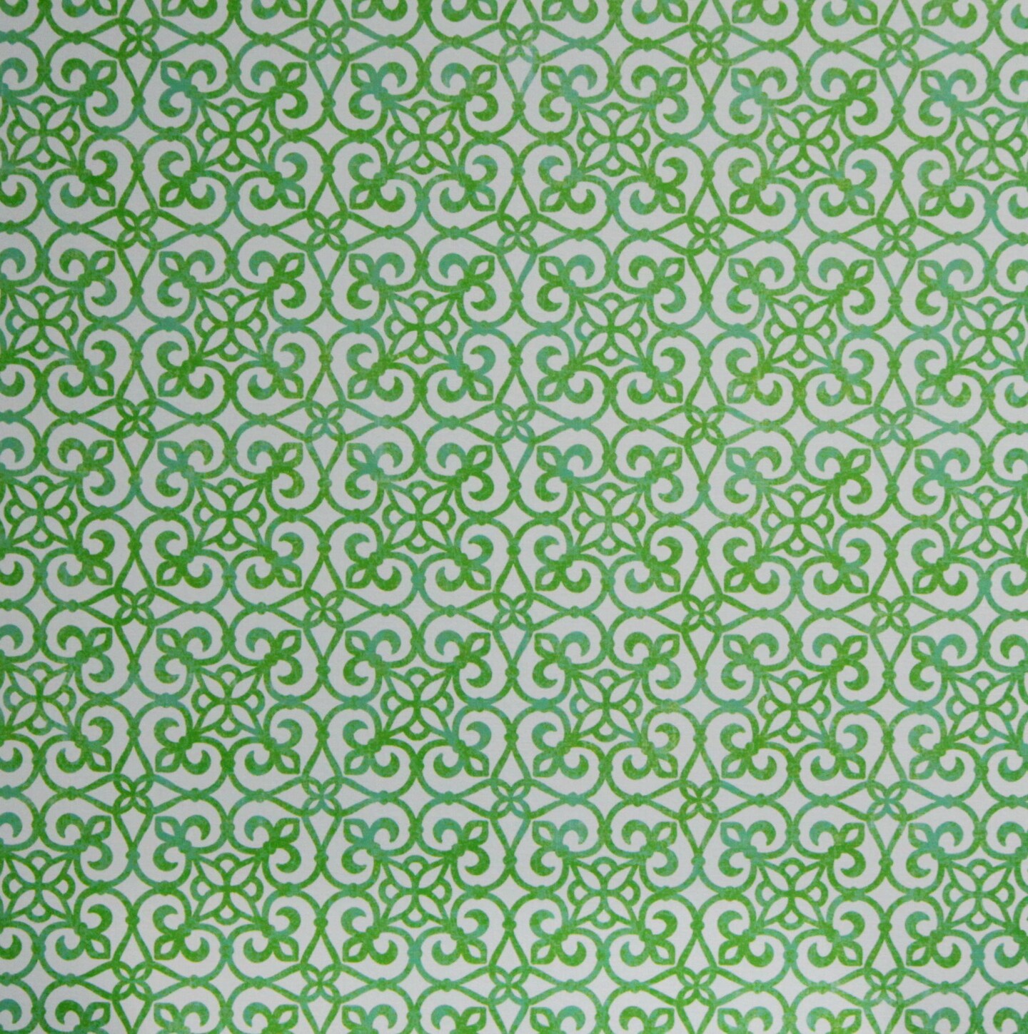 Preppy Petals Lime Green Ornate 12 x 12 Lt. Textured Cardstock Paper