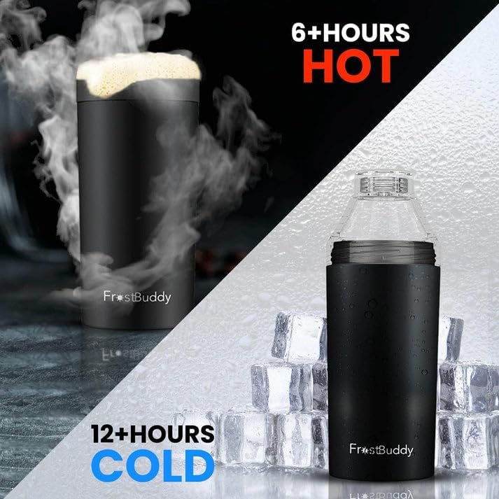 Makerflo Sublimation Big Buddy 20oz Bottle Cooler, Cocktail Shaker made by FrostBuddy - Single Pack