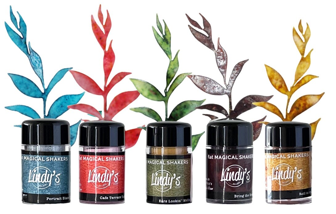 Lindy&#x27;s Stamp Gang Flat Magical Shaker Painters Set 5/Pkg