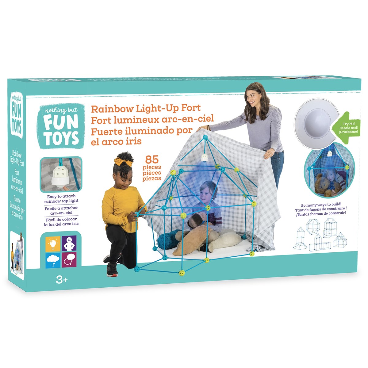 Nothing But Fun Toys Light Up Fort with LED Light