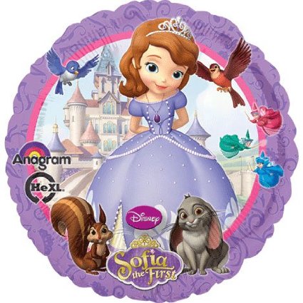 SOFIA THE FIRST ROUND BALLOON