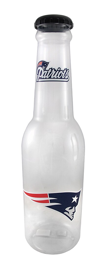 NFL New England Patriots Jumbo Bottle Coin Bank 21 In.