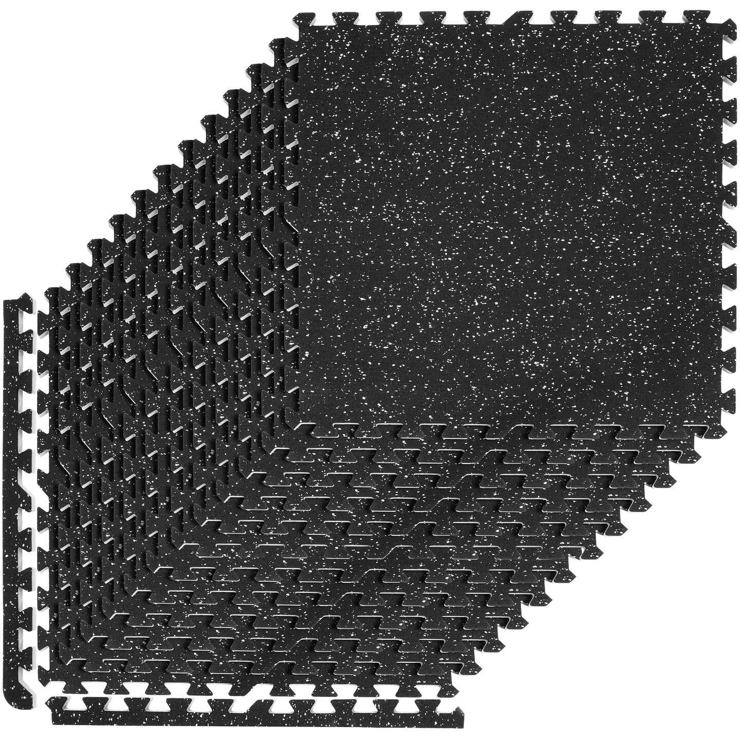Sorbus Interlocking Foam Gym Floor Tiles -Great Exercise Mat Tiles for Workout, Yoga, Heavy Exercise Equipment Mat (12 Pack)