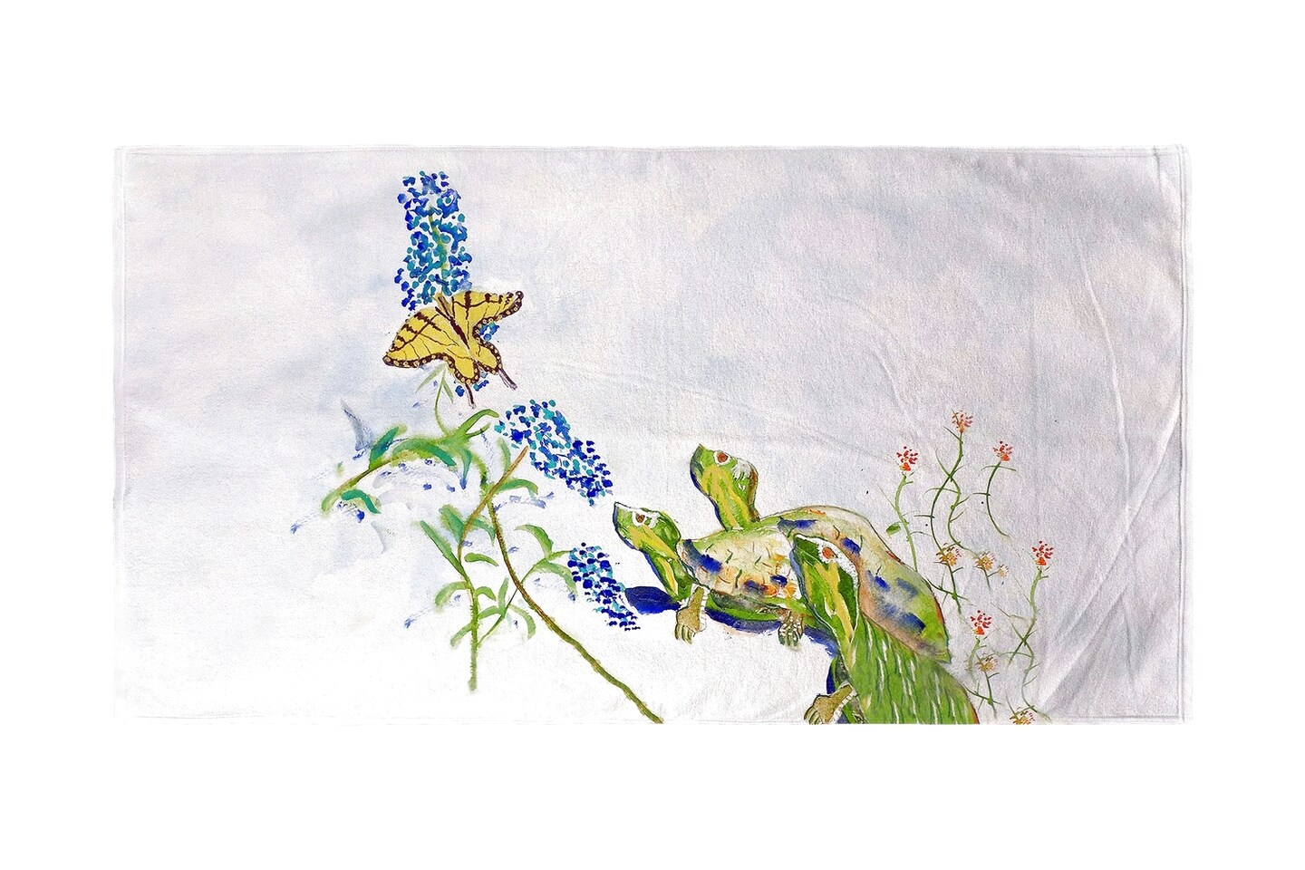 Betsy Drake Turtles &#x26; Butterfly Beach Towel