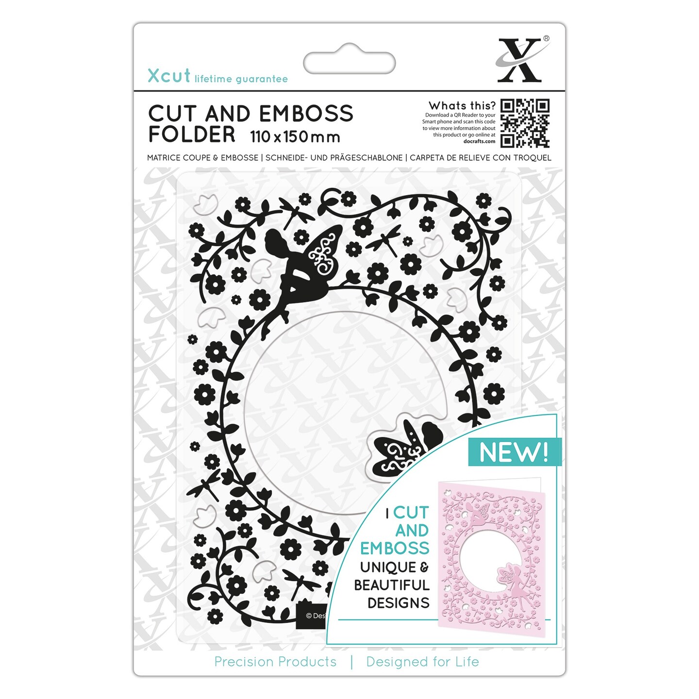 Xcut Cut & Emboss Folder 110mm X 150mmFlower Fairies Michaels