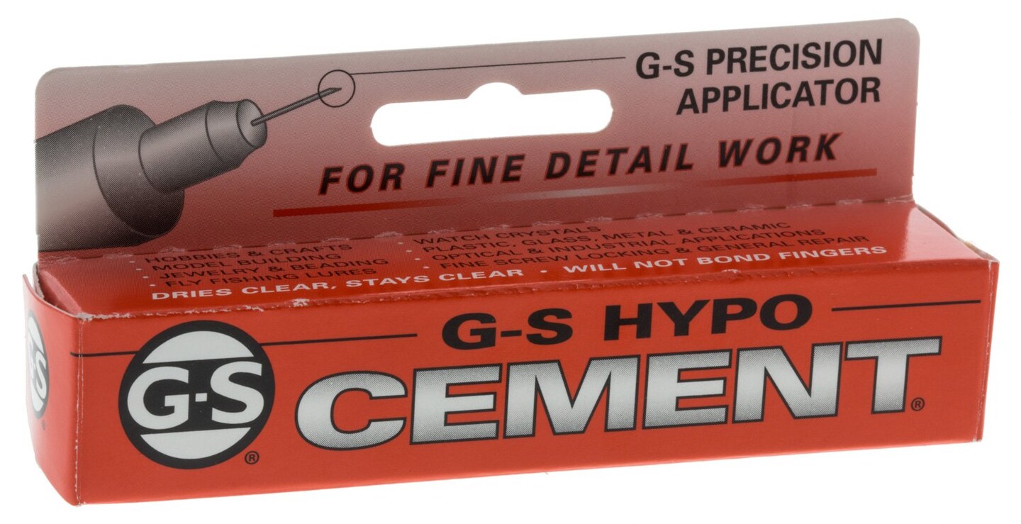 G-S Hypo Precision Applicator Cement Adhesives Glue for Beads Crafts Jewelry Making Model Building Watch Crystals